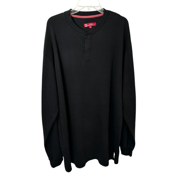 McCormick Farmall Other - McCormick Farmall Mens 2XLT Henley Black‎ Waffle Knit Thermal Shirt 1062
